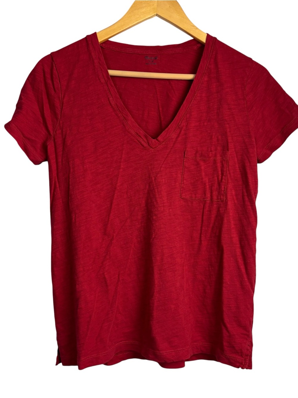 Madewell The Relaxed V-Neck short sleeve Tee Vintage Jersey 100% cotton size M